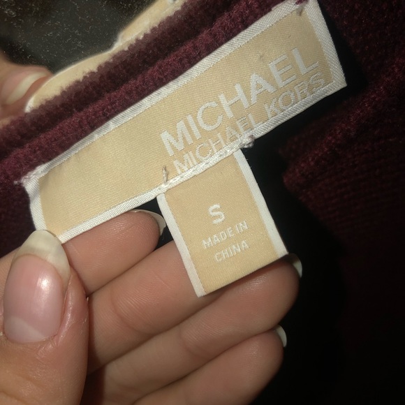 Michael Kors maroon sweater - Picture 3 of 4